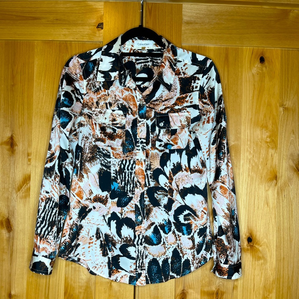 Calvin Klein Fitted Blouse